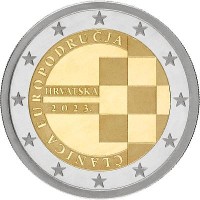 2 EUR Chorvátsko 2023 CC UNC