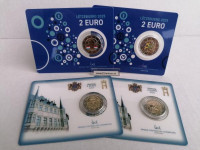 2+2 EUR Luxembursko 2025-HEN+SD CC BU c.card "mintmark" / color