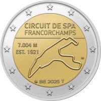 2 EUR Belgicko 2025-CIR CC BU c.card