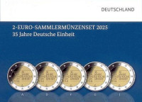 2 EUR Nemecko 2025-EIN CC UNC 5x