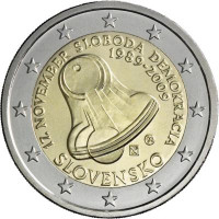 2 EUR Slovensko 2009 CC UNC