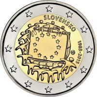 2 EUR Slovensko 2015 EV UNC