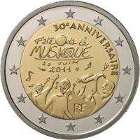 2 EUR Francúzsko 2011 CC UNC