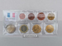 Francúzsko 2000 sada mincí BU