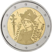 2 EUR Slovinsko 2014 CC UNC