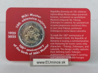 2 EUR Slovinsko 2025-MM CC BU c.card