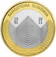 3 EUR Slovinsko 2011 CC UNC