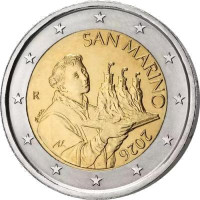 2 EUR San Maríno 2026 UNC