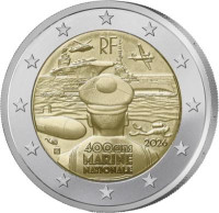 2 EUR Francúzsko 2026-NAVY CC UNC