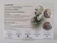 Pamätný list k minci SVK 2024 10€ Ag J. Jesenský