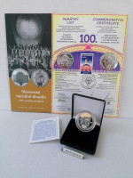 10 EUR Ag Slovensko 2022 CC PP SND + PL