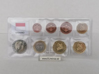 Monako 2001 sada mincí UNC
