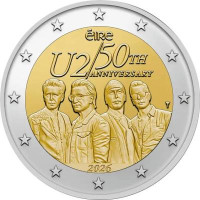 2 EUR Írsko 2026-U2 CC BU c.card