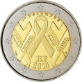2 EUR Francúzsko 2014-AIDS CC UNC
